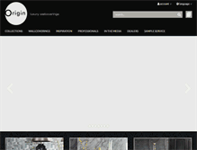 Tablet Screenshot of originwallcoverings.com